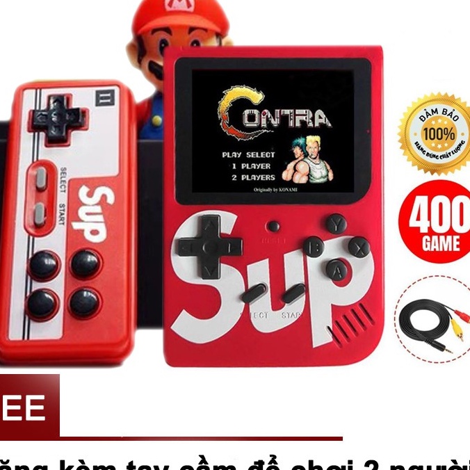 Máy Chơi Game SUP 400 trò chơi [TẶNG KÈM TAY CHƠI GAME], SUP400 Cầm Tay G1 Plus 400 In 1 - HƠN 400 T
