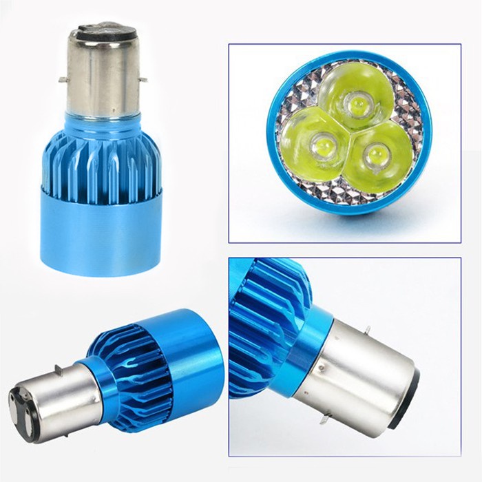 Bóng Đèn Pha Xe Máy Thân Đồng V2 - DC12V