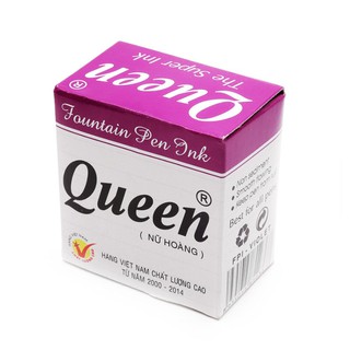 Mực viết máy Queen (Tím) (1 Lọ)