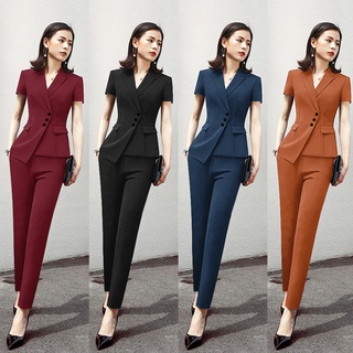 Set Quần Áo 💕FREESHIP💕 Set nguyên bộ vest quần ống ôm 2 túi giả xinh xắn TJ1143