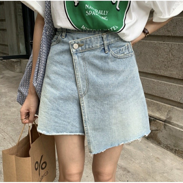 Chân váy vạt lệch