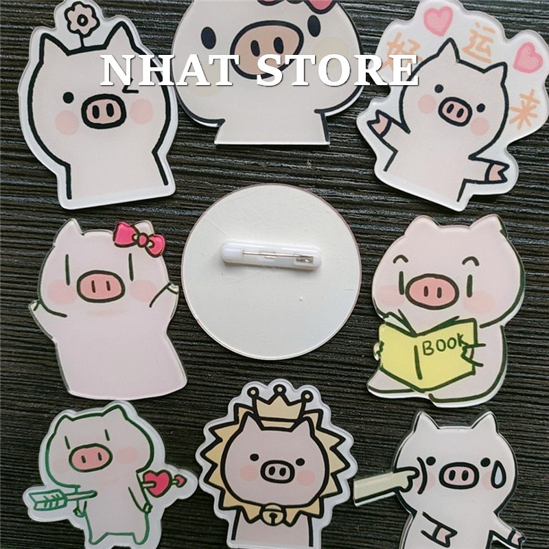 Huy hiệu balo, Pin Cài Áo mẫu hoạt hình cực yêu - Cài áo CA9