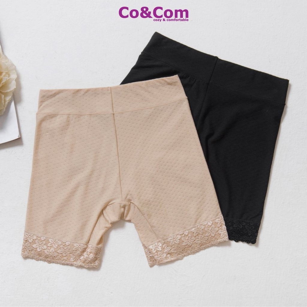 Quần Mặc Trong Váy Cotton Thông Hơi Co&amp;Com Co Giãn Siêu Thấm Hút QV5155