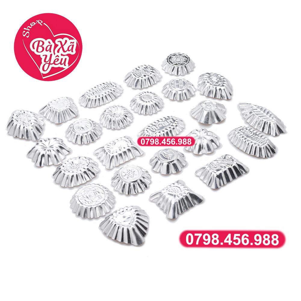 Bộ 48 khuôn làm bánh bò bánh da lợn - BX2227