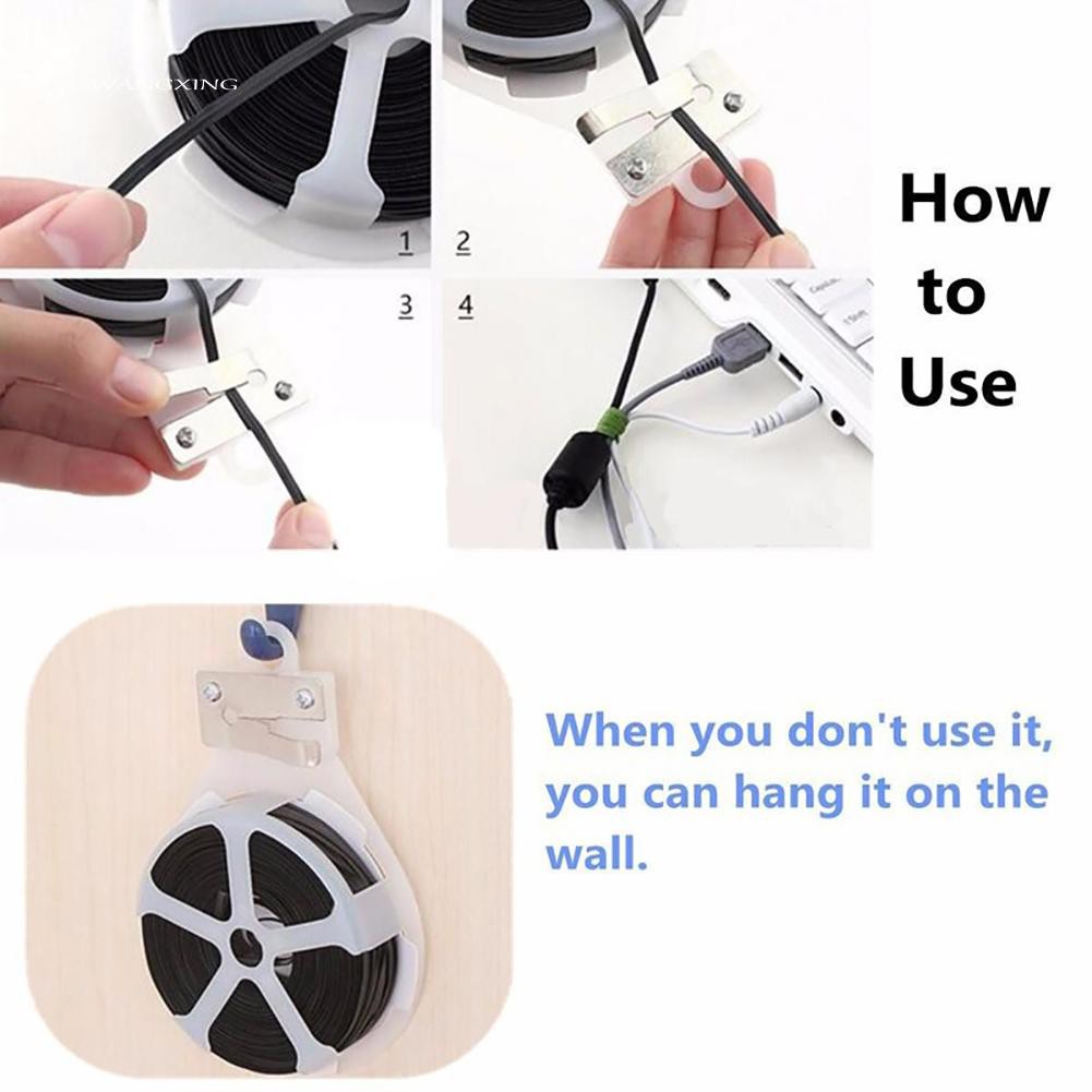 WX_Durable 30M Roll Wire Twist Ties Garden Cable Vegetable Gardening Climbers Tool