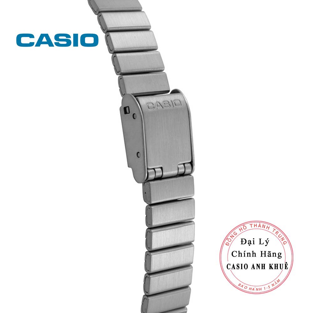 Đồng hồ điện tử nữ Casio LA670WA-7DF dây kim loại