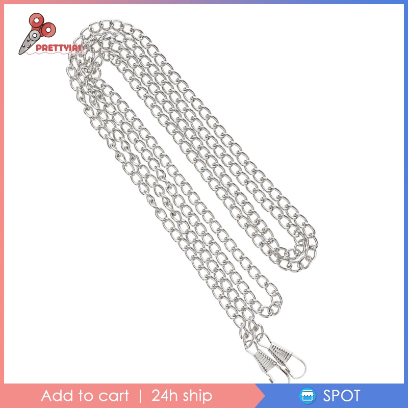 [Prettyia1] Dây Xích Kim Loại Thay Thế Cho Túi Xách Đeo Chéo 120cm