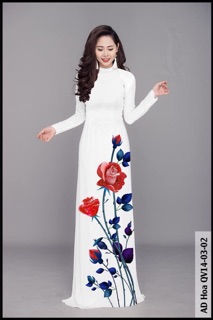 Áo dài may sẵn in 3d
