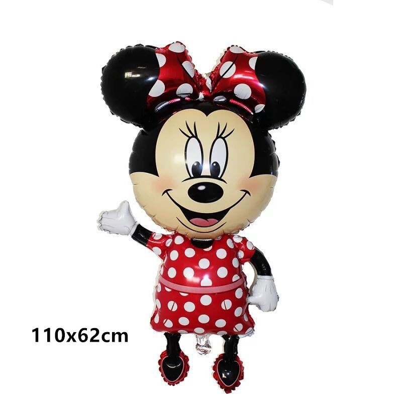 Bong bóng hình chuột Mickey/Minnie 110*68cm trang trí tiệc cưới sinh nhật cho bé