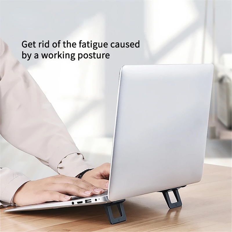 Set 2 Giá Đỡ Laptop Tản Nhiệt Mini Màu Đen Chất Lượng Cao
