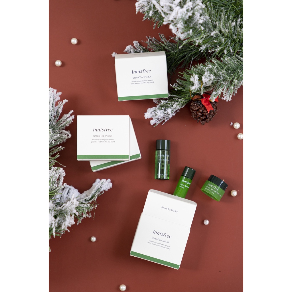 [HB Gift] Set kit trà xanh 3 món Innisfree Green Tea Trio Kit