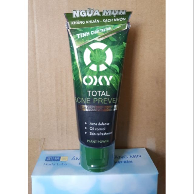 Kem Rửa Mặt Sạch Mụn, Hết Thâm Rohto Oxy Total Anti Acne Wash (100g) MẪU MỚI