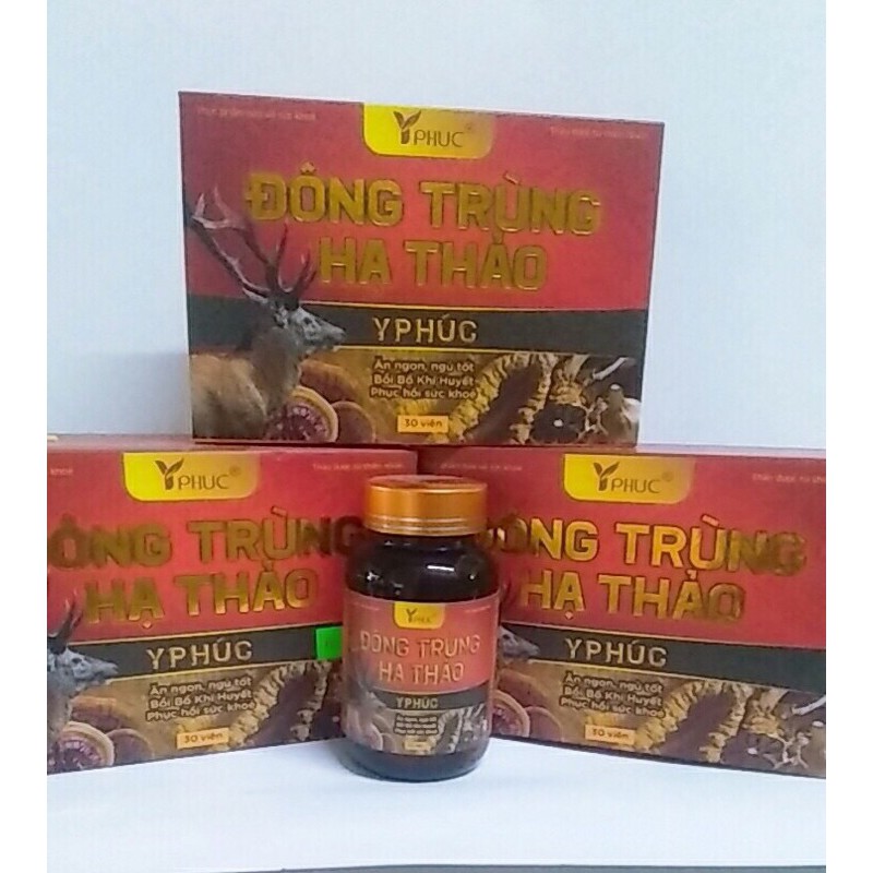 Viên uống  đông trùng hạ thảo  Y PHÚC- Giúp tăng sức đề kháng, ăn ngon ngủ tốt, bồi bổ khí huyết, phục hồi sức khoẻ | BigBuy360 - bigbuy360.vn
