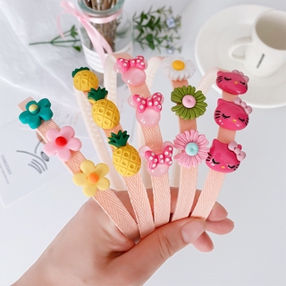 Băng Đô Cài Tóc Đính Hoa Phong Cách Hàn Quốc Cho Bé