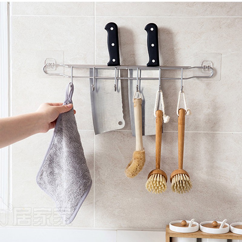 Giá để đồ dùng nhà bếp tiện lợi🔱 Giá đỡ dao dán tường tiện dụng cho nhà bếp