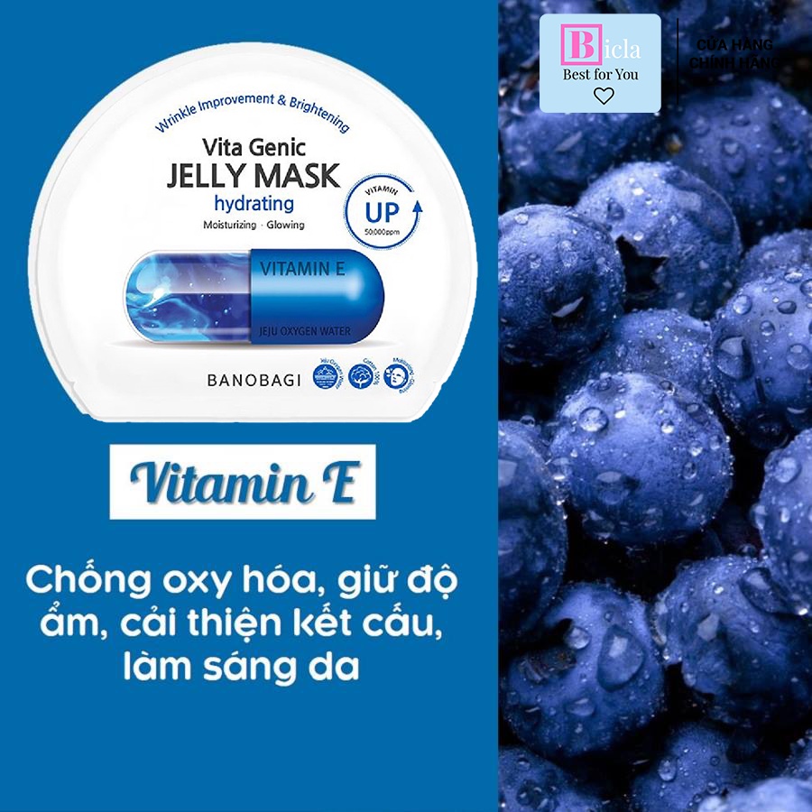 Mặt nạ Banobagi Vita Genic Collagen Whitening Jelly 30ml Hàn Quốc Dưỡng Trắng Cấp Ẩm Thư Giãn | BigBuy360 - bigbuy360.vn
