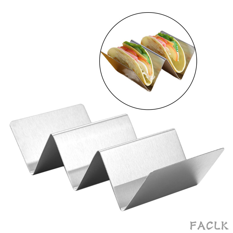 Giá Đỡ Taco Bằng Thép Không Gỉ Cho Lò Nướng Bánh Taco