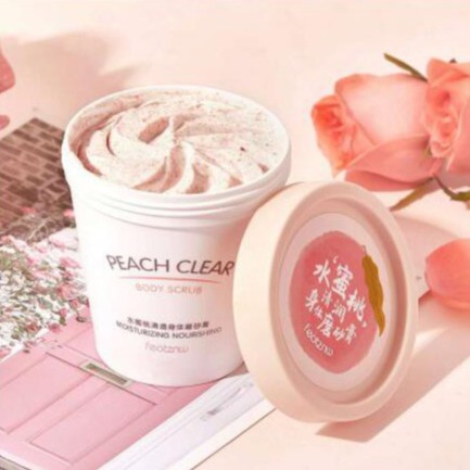 Một Hũ Tẩy Da Chết Body HEYXI ĐÀO MINI 200ML