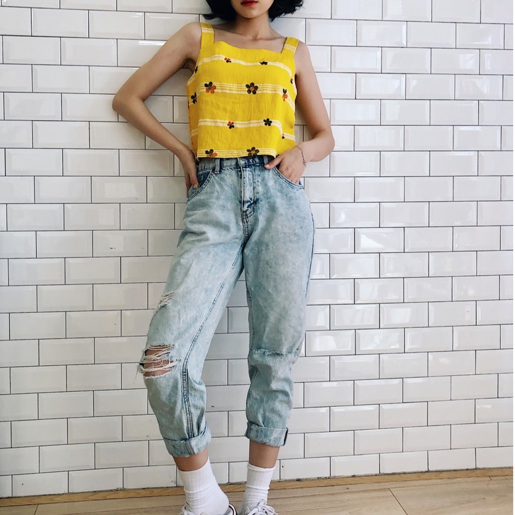 ÁO CROPTOP NỮ CHẤT ĐŨI THÔ SIÊU MÁT MỊN