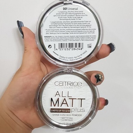 Phấn Phủ Catrice All Matt Plus Shine Control Powder
