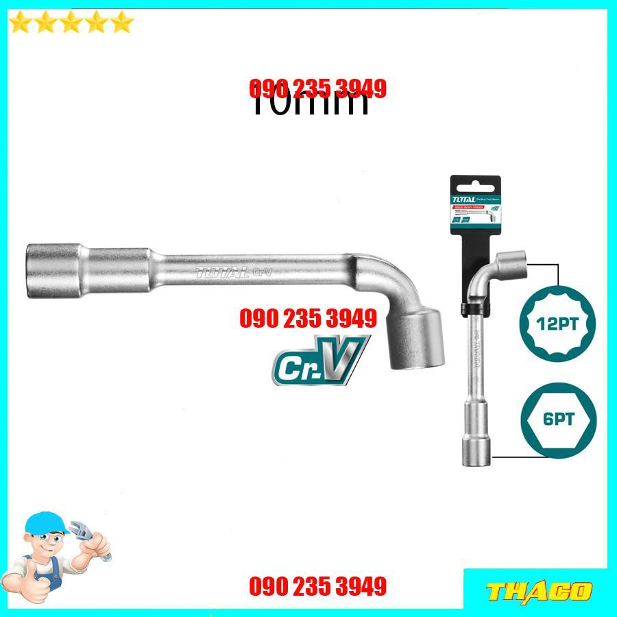 Chìa vặn góc L 10-19mm Total Ingco Bộ điếu chữ L chìa vặn thép Cr-V chắc chắn 1234