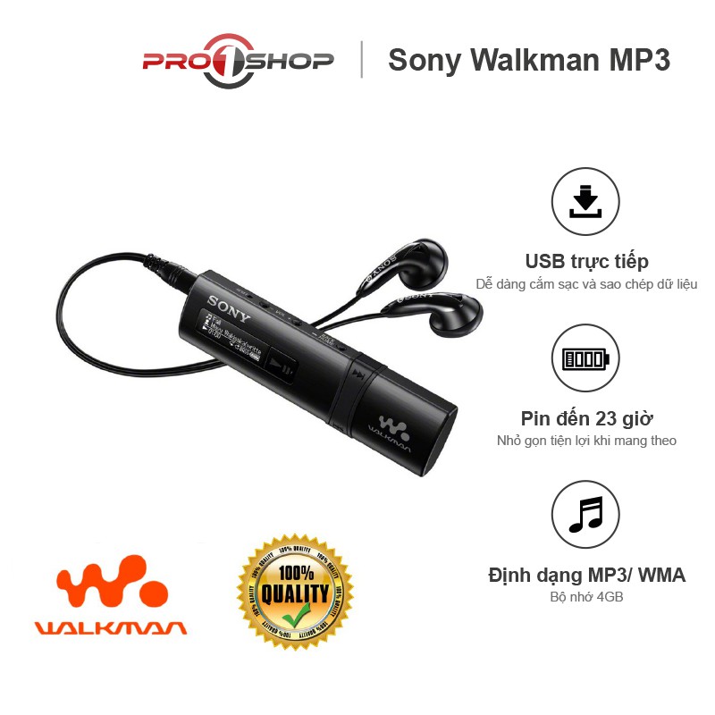 Máy nghe nhạc Sony Walkman MP3 NWZ-B183F