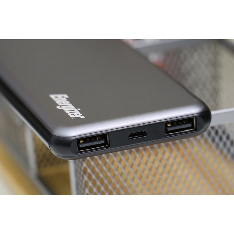 Pin sạc dự phòng Energizer Chiến Binh II UE10046 10.000 mAh Micro USB/2 cổng USB - Chính hãng BH 24 tháng