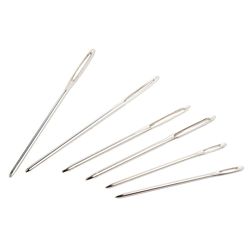 Set 9 kim đan len mắt to bằng thép không gỉ chất lượng cao