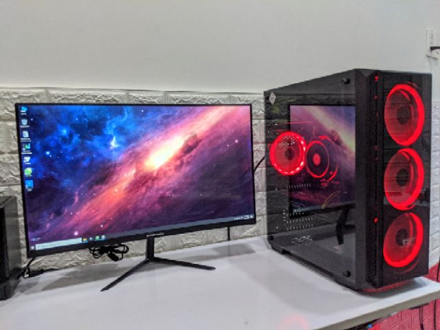 Full dàn pc i5 4590 + màn 24inch 75hz mới