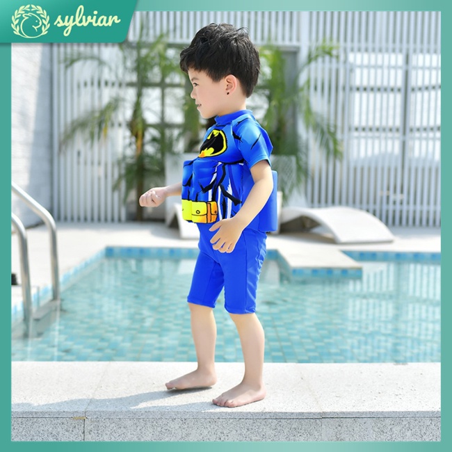 Áo Phao Bơi Liền Quần Dành Cho Bé Trai