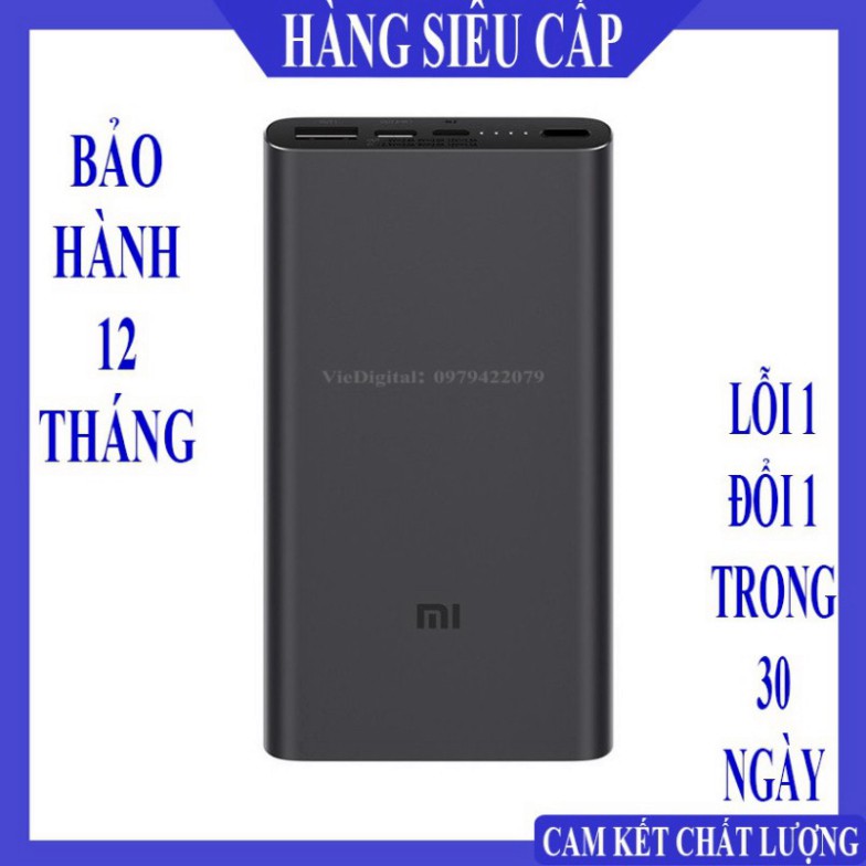 SALE RẺ RẺ RẺ [Xiaomi Gen3] Sạc Dự Phòng, Pin Sạc Dự Phòng Xiaomi Type-C gen3 pro 10000mAh-Hỗ trợ sạc nhanh 18W Cả 2 Chi