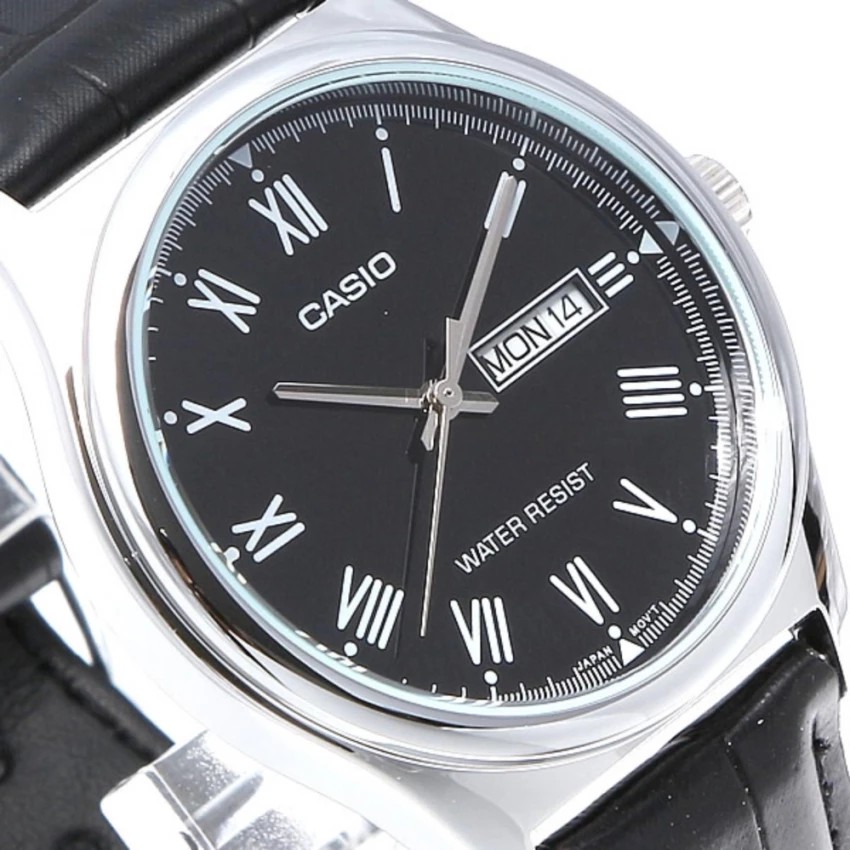 Đồng hồ nam dây da Casio chính hãng Anh Khuê MTP-V006L-1BUDF