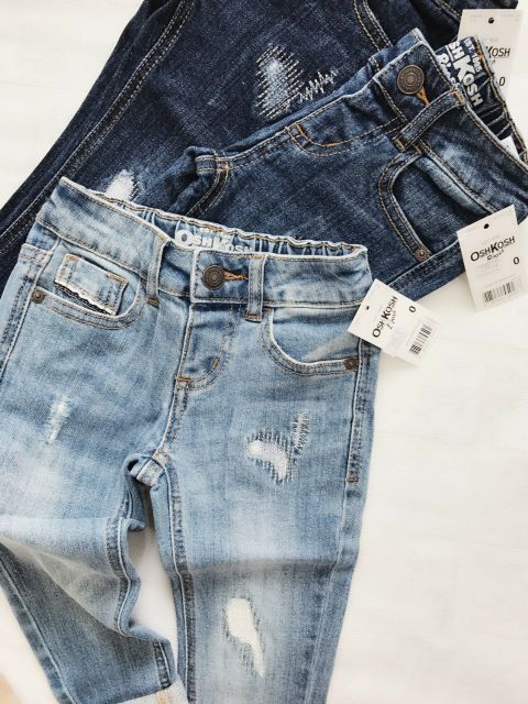 Quần bò dài lưng chun Oshkosh