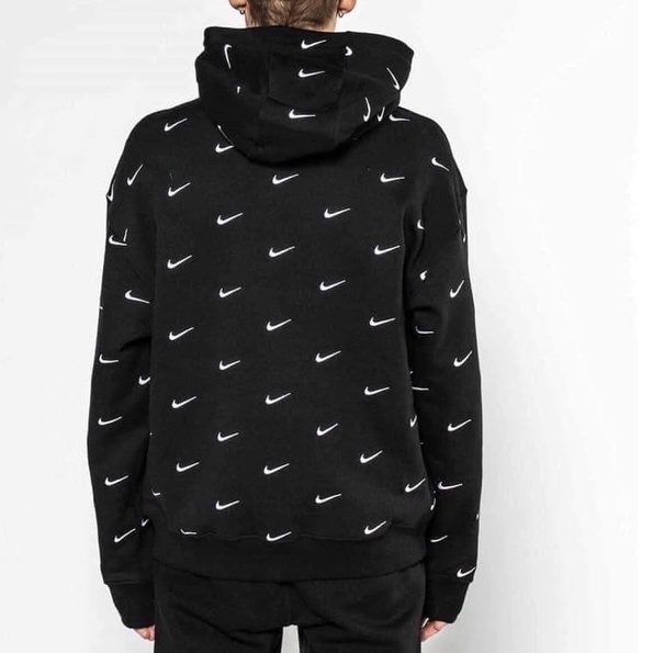 Áo Hoodie Nike Swoosh Thêu Full Vải Nỉ Hàng về Chuẩn Đẹp