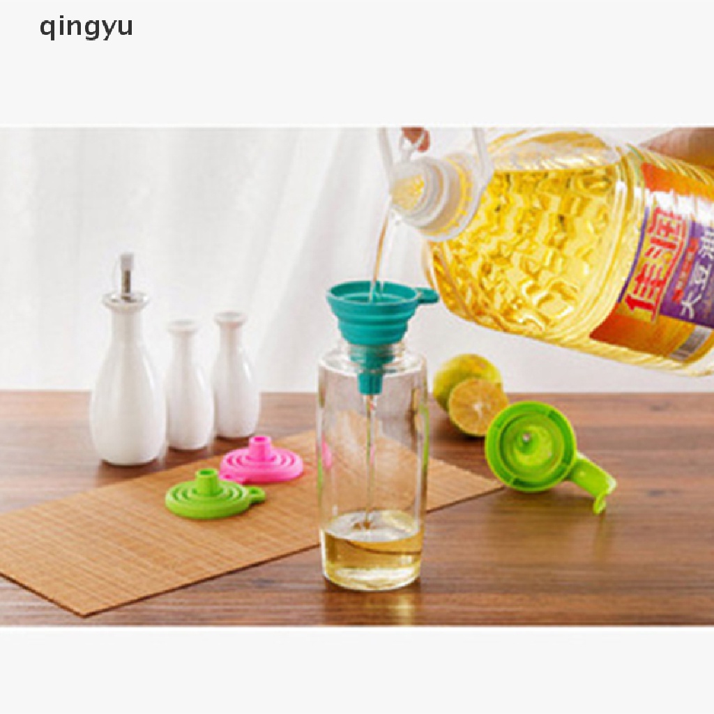 Phễu Silicone Gấp Gọn Mini Tiện Lợi Cho Nhà Bếp