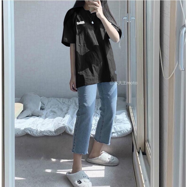 [Rẻ vô địch] Áo thun cotton tay lỡ dáng rộng unisex Good freesize từ 38-65kg