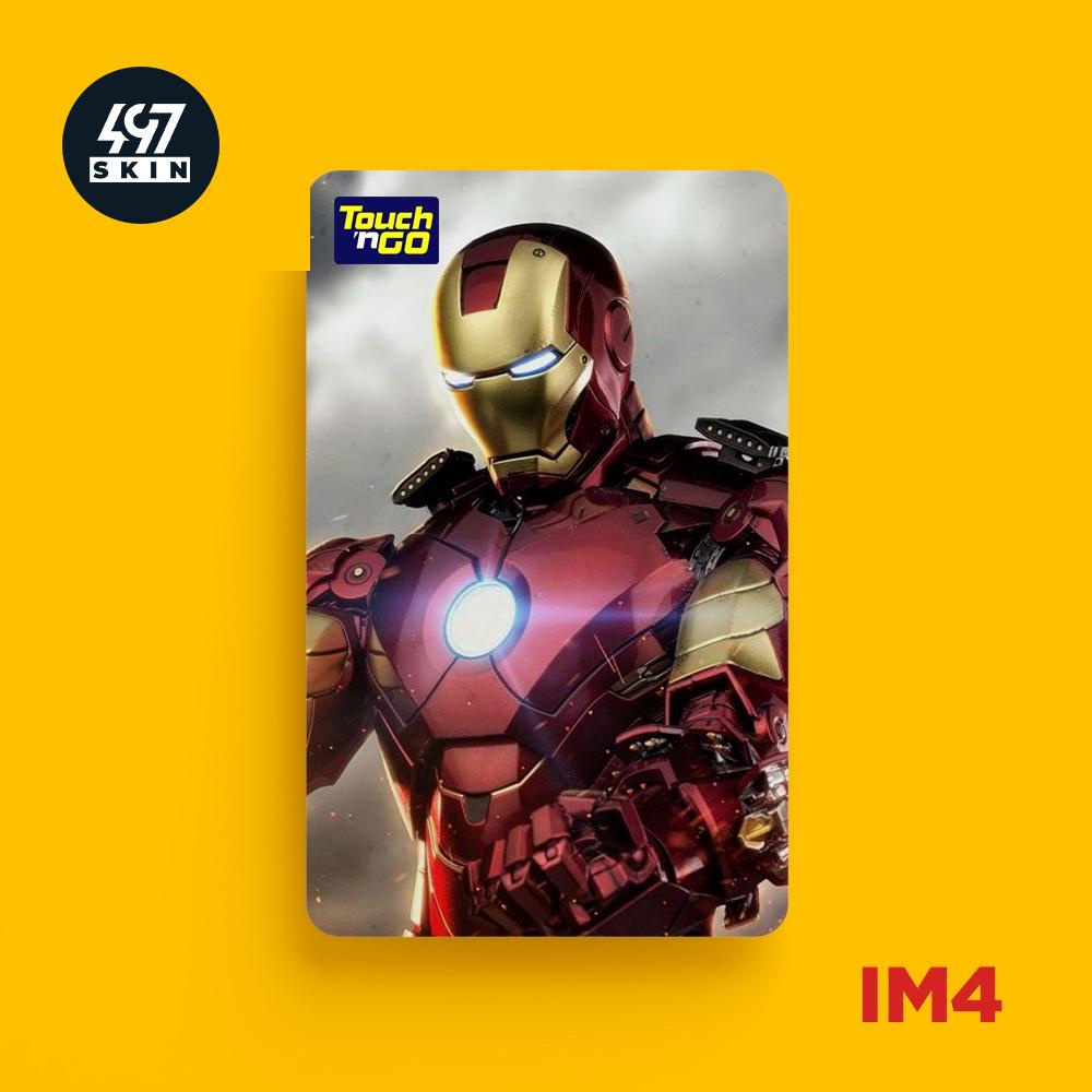 Skin Card Ironman Series - Miếng Dán ATM, Thẻ Xe, Thẻ Từ, Thẻ Chung Cư - Chất Liệu Chống Xước - Chống Nước
