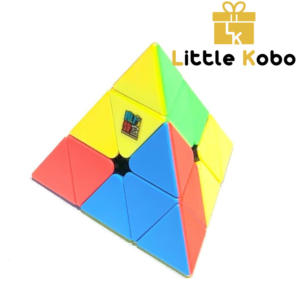 [sx6319] Rubik Pyraminx Stickerless MoYu MeiLong MFJS Rubik Tam Giác