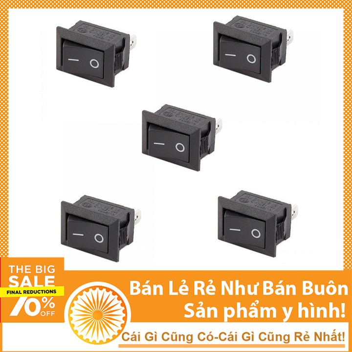 Công Tắc Bập Bênh 2 Chân 3A-250V