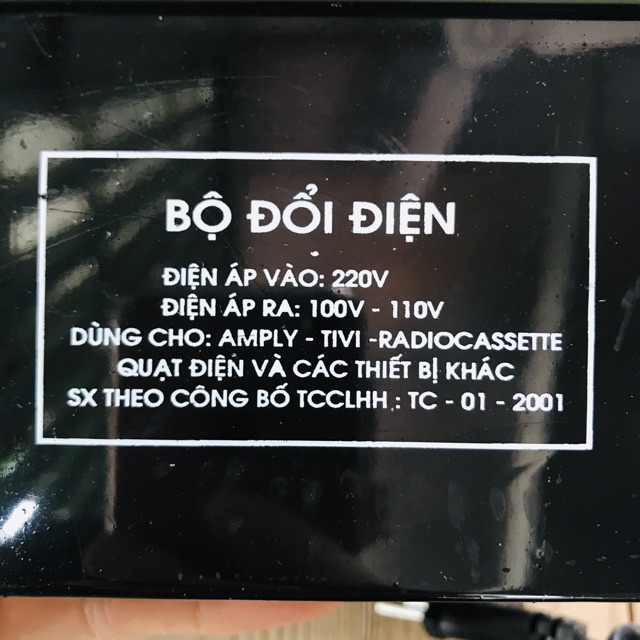 Đổi Nguồn Biến Áp 220v Ra 100v-110v Công Xuất 600w Hàng Việt Nam 100% Dây Đồng