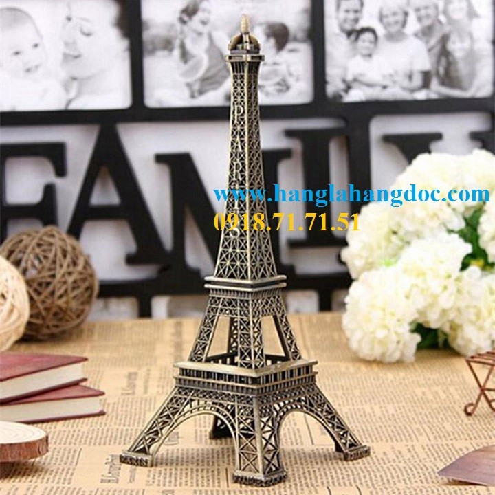 Mô hình tháp Eiffel kim loại cao 10cm