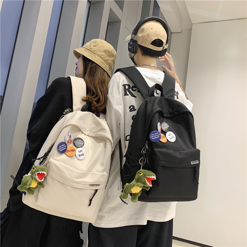 Ba Lô Du Lịch Cỡ Lớn Gắn Mặt Dễ Thương Phong Cách Nhật Bản Cho Nữ