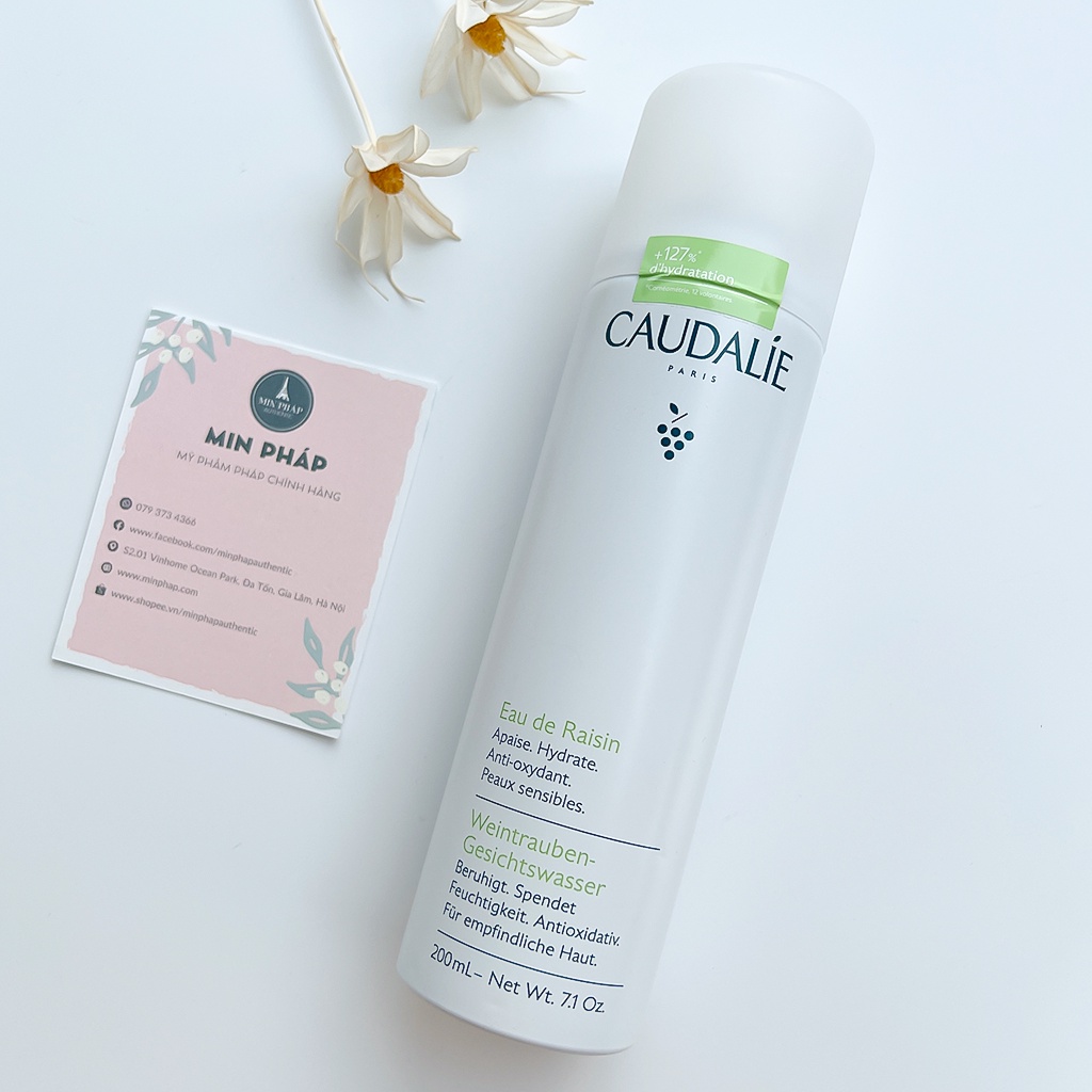 Xịt Khoáng Caudalie Chiết Xuất Nho Cấp Nước, Dưỡng Ẩm Da 200ml