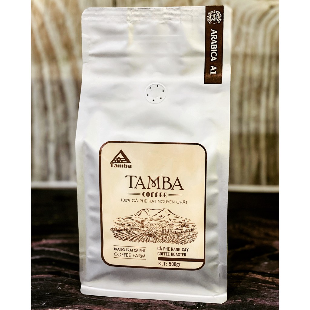 Cà phê hạt Arabica nguyên chất 100% - Light Roast - Tamba Coffee