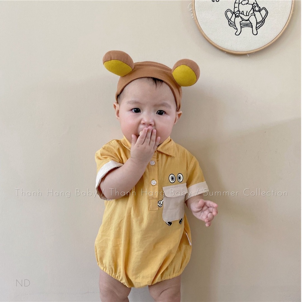 body cho bé, bodysuit bé trai và bé gái thanh hằng baby 5kg đến 13kg