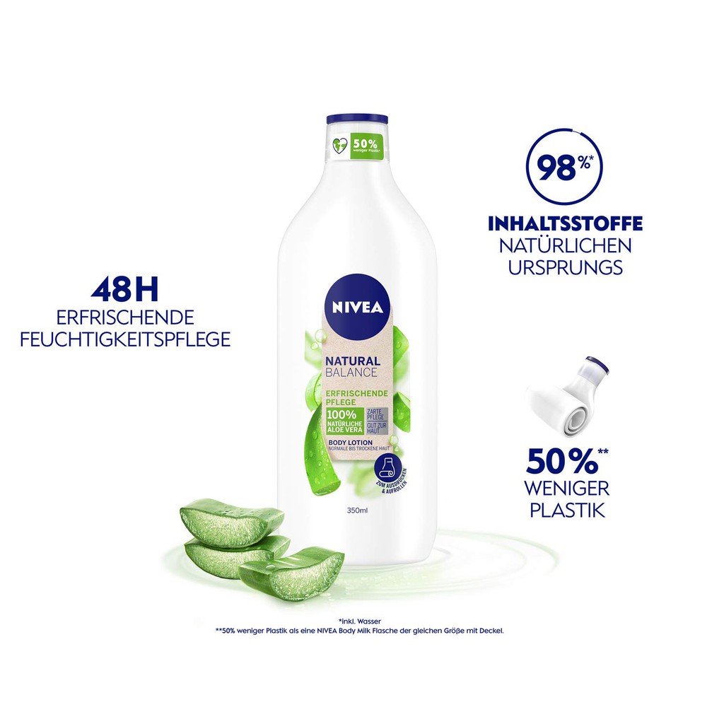 Dưỡng thể Nivea Natural Balance 350ML – New 2020 -  Hàng Đức