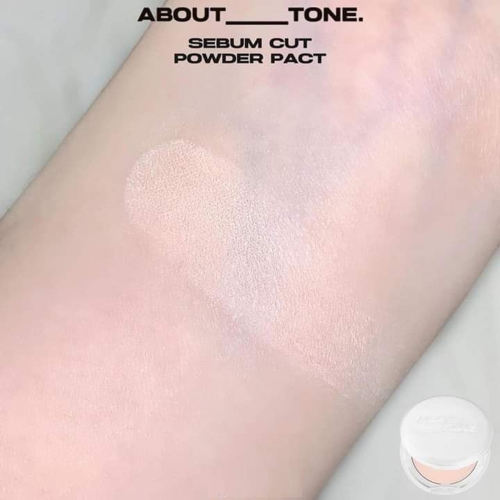 (Mẫu Mới) Phấn Phủ Nén Kiềm Dầu Và Ráo Nền Eglips About Tone Sebum Cut Powder Pact 9g