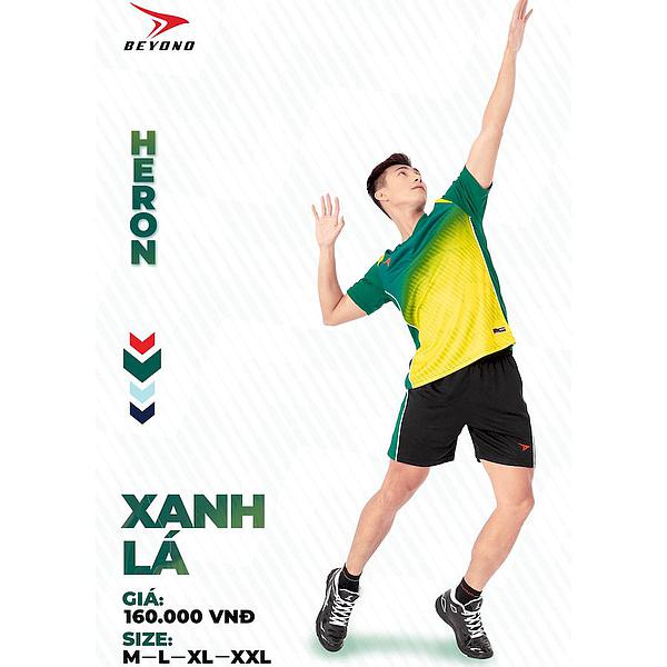 Quần áo bóng chuyền, Bộ đồ thể thao dành cho nam và nữ BEYONO HERON - Dungcusport
