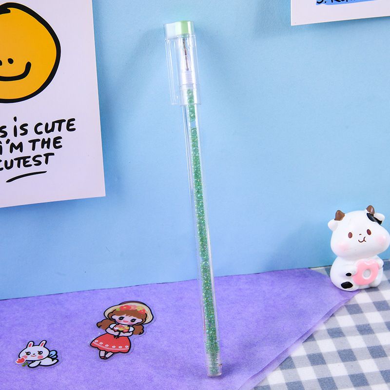 Rọc giấy unboxing, chiết sticker gắn charm hạt cườm blink dễ thương