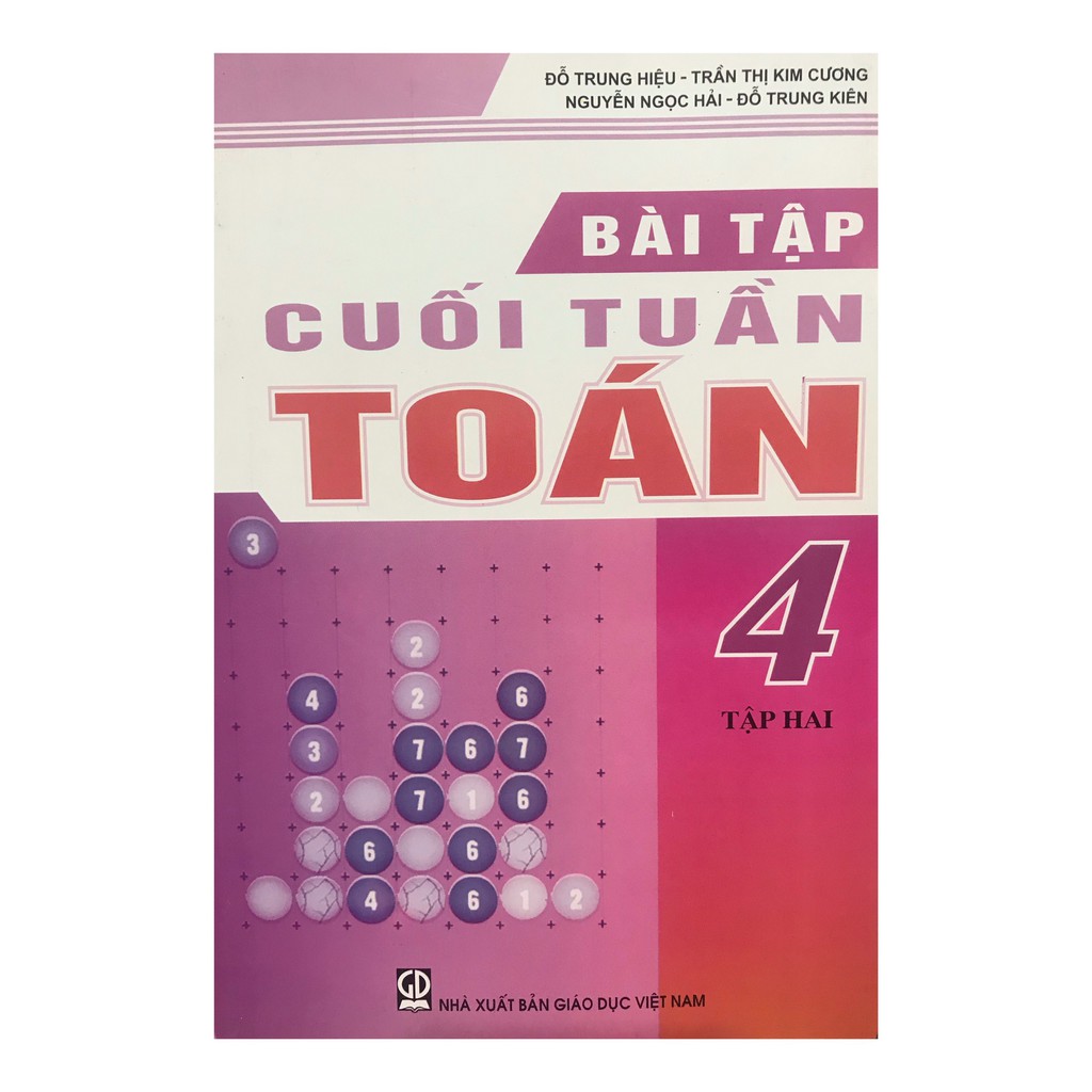 Sách - Combo Bài tập cuối tuần Toán lớp 4 ( 2 tập NXB giáo dục)